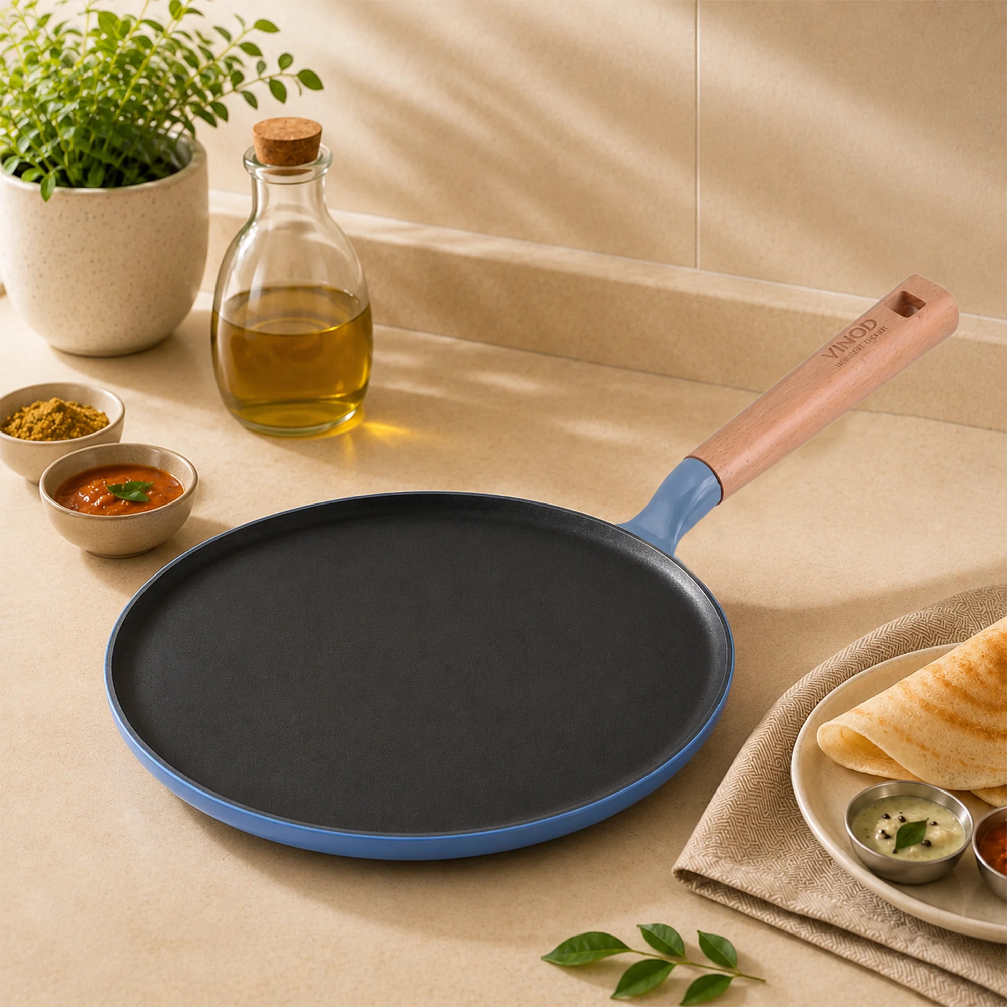 Vinod Cast Iron Freya Dosa Tawa - 28 cm - Image 9