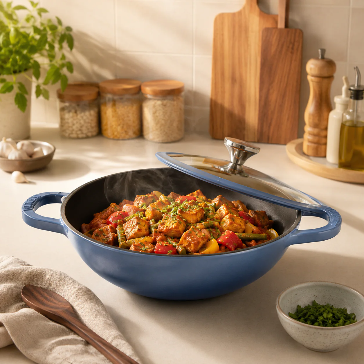 Vinod Cast Iron Freya Kadai - Image 10