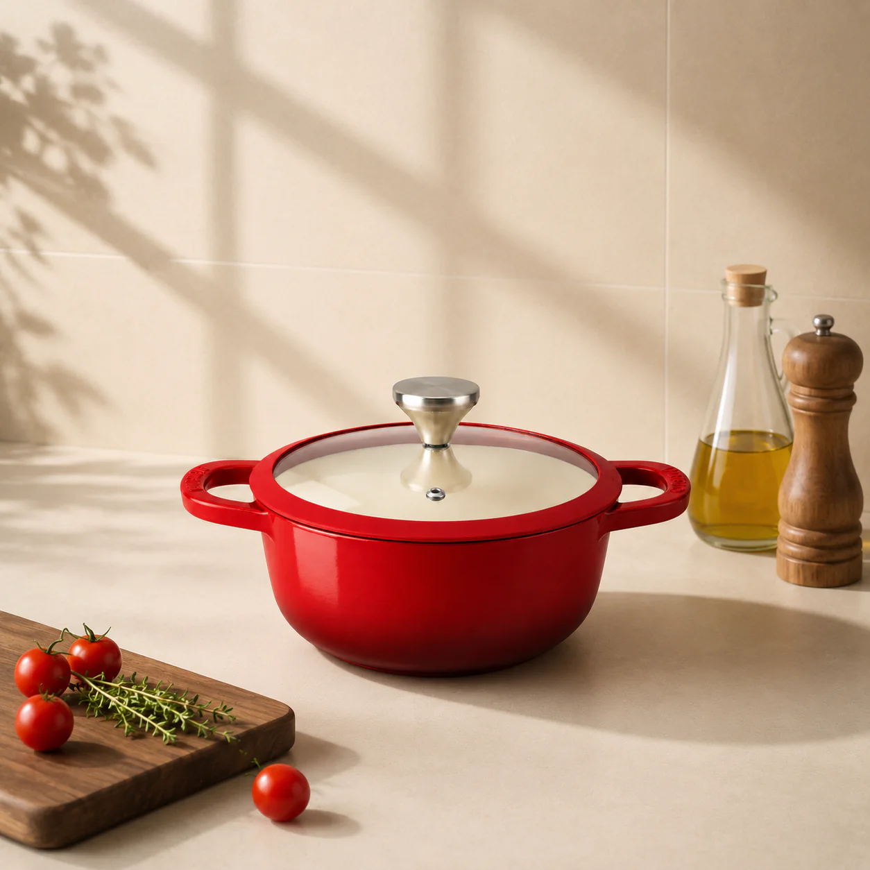 Vinod Cast Iron Freya Dutch Oven ( Saucepot ) - 20 cm