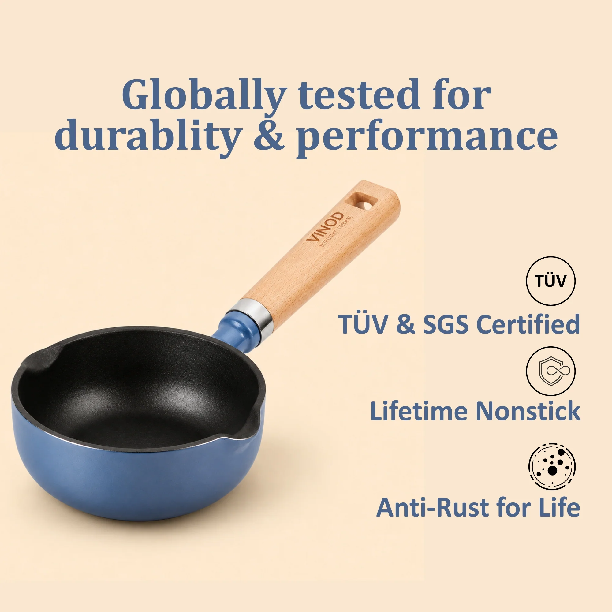 Vinod Cast Iron Freya Tadka Pan - 12 cm - Image 12