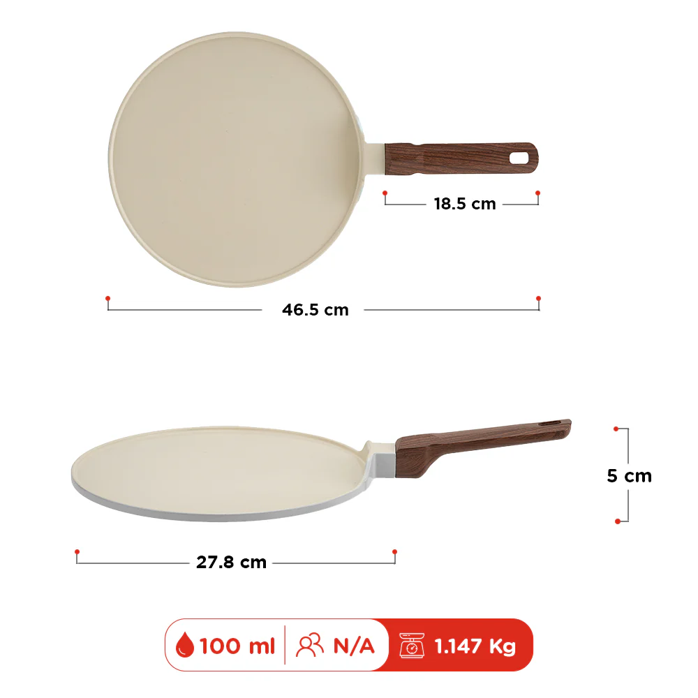 Vinod Ceravit Dosa Tawa - Washed Stone - Image 10