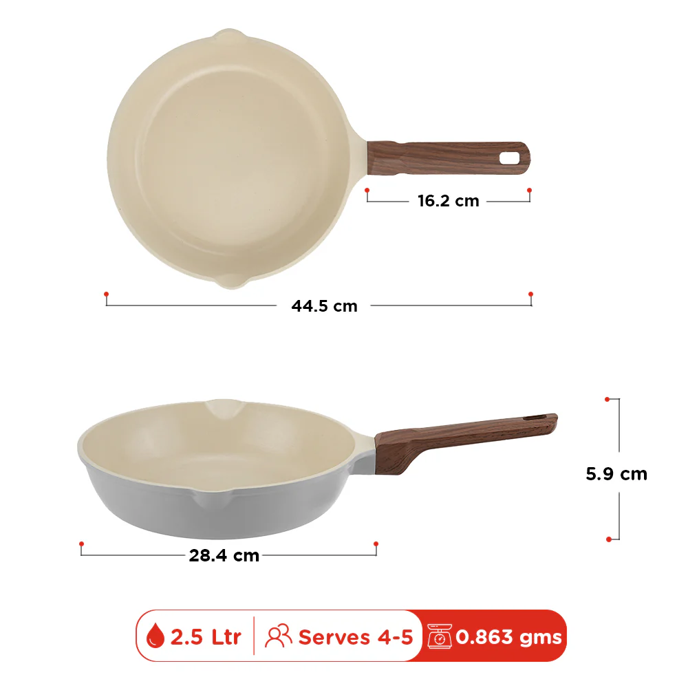 Vinod Ceravit Frypan - Washed Stone - Image 11