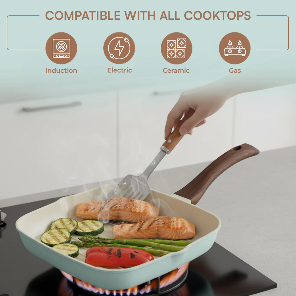 Vinod Ceravit Grill Pan Square - 24 cm - Image 3