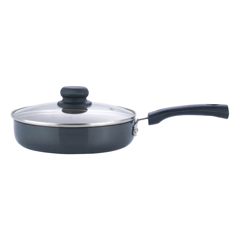 Vinod Hard Anodised Deep Frypan with Lid - Image 3
