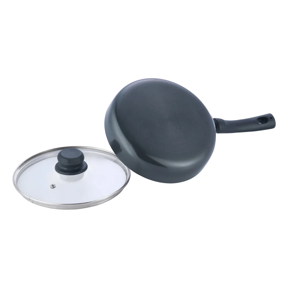 Vinod Hard Anodised Deep Frypan with Lid - Image 5