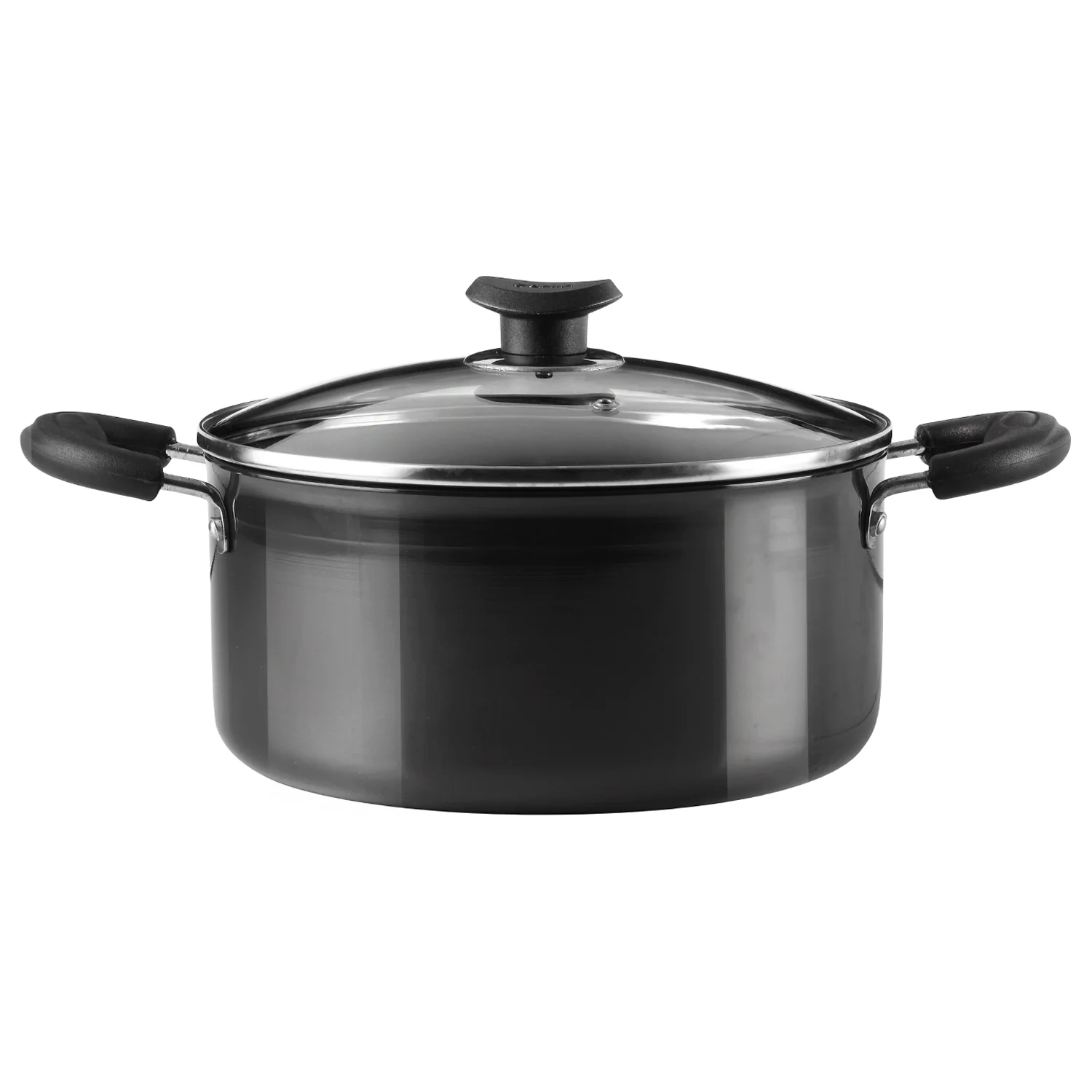 Vinod Hard Anodised Sauce Pot with Lid - Image 3