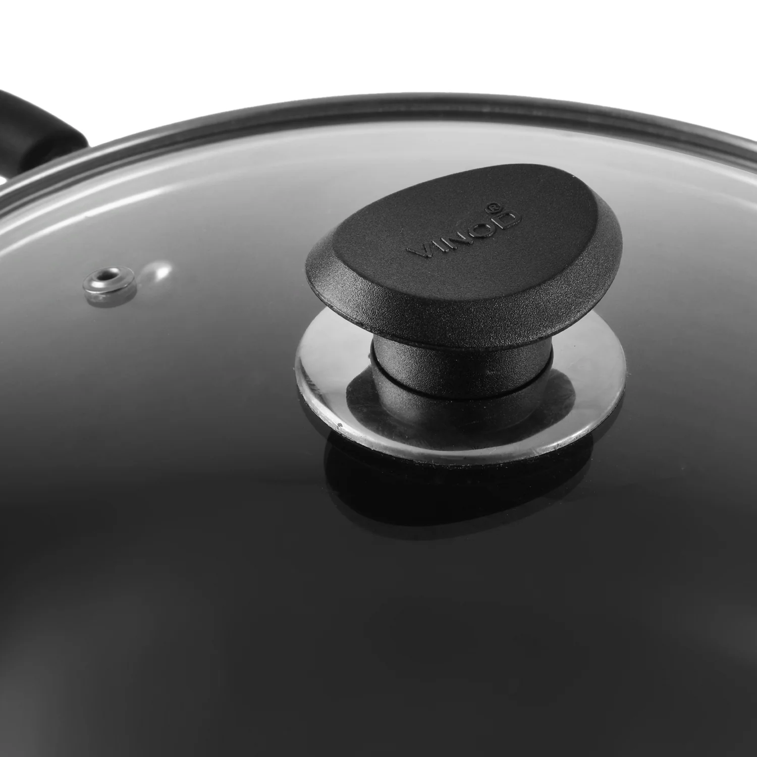 Vinod Hard Anodised Sauce Pot with Lid - Image 5