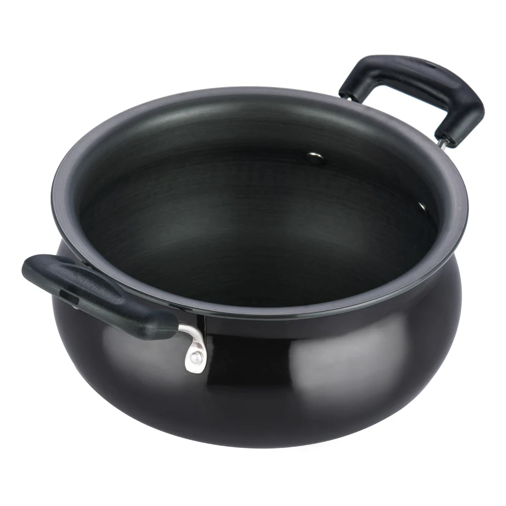 Vinod Hard Anodised Handi with Lid (Induction Friendly) - Image 4