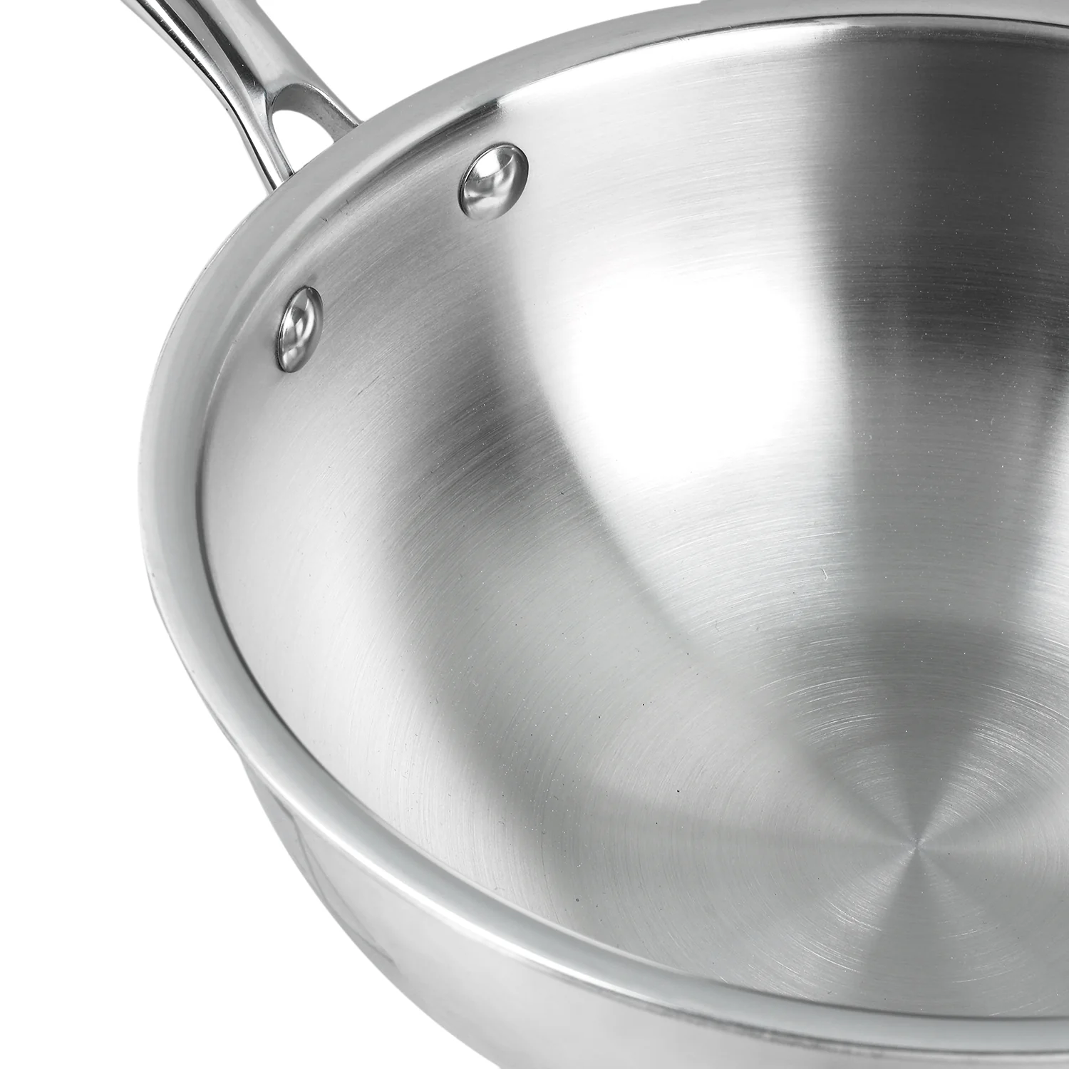 Vinod Platinum Triply Stainless Steel Deep Frypan (Induction Friendly) - Image 3