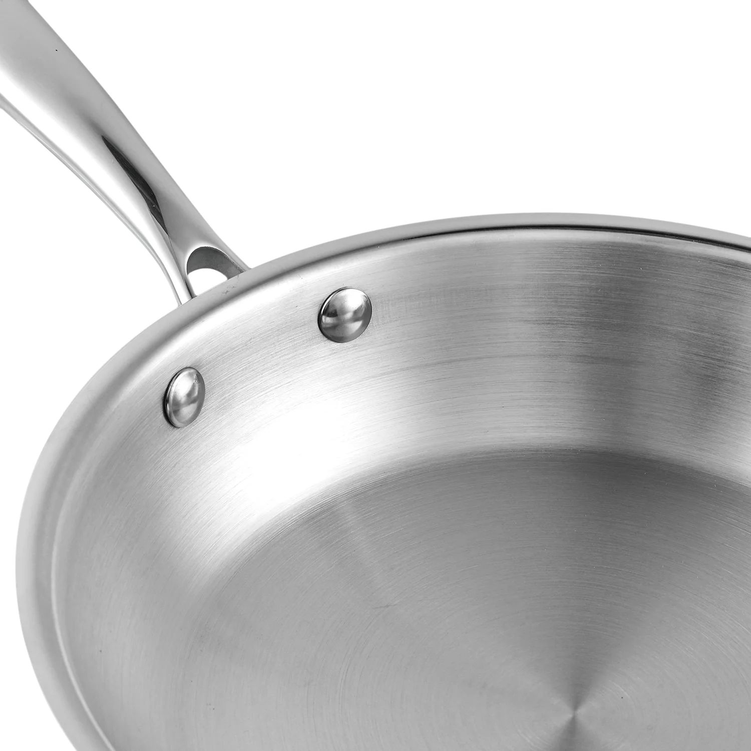 Vinod Platinum Triply Stainless Steel Frypan (Induction Friendly) - Image 3