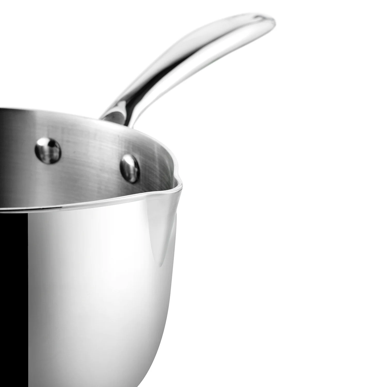Vinod Platinum Triply Stainless Steel Milkpan (Induction Friendly) - Image 5