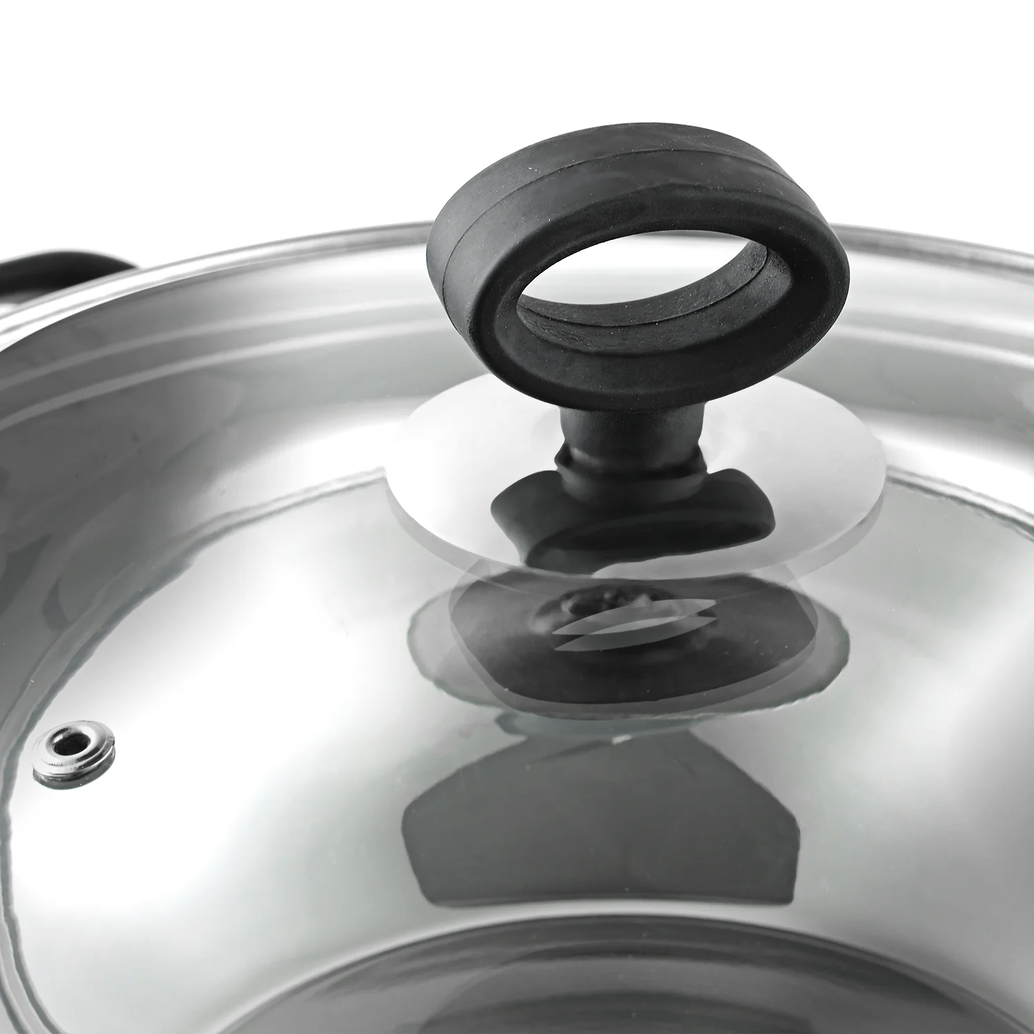 Vinod Stainless Steel Deluxe Kadai with Lid - Image 6