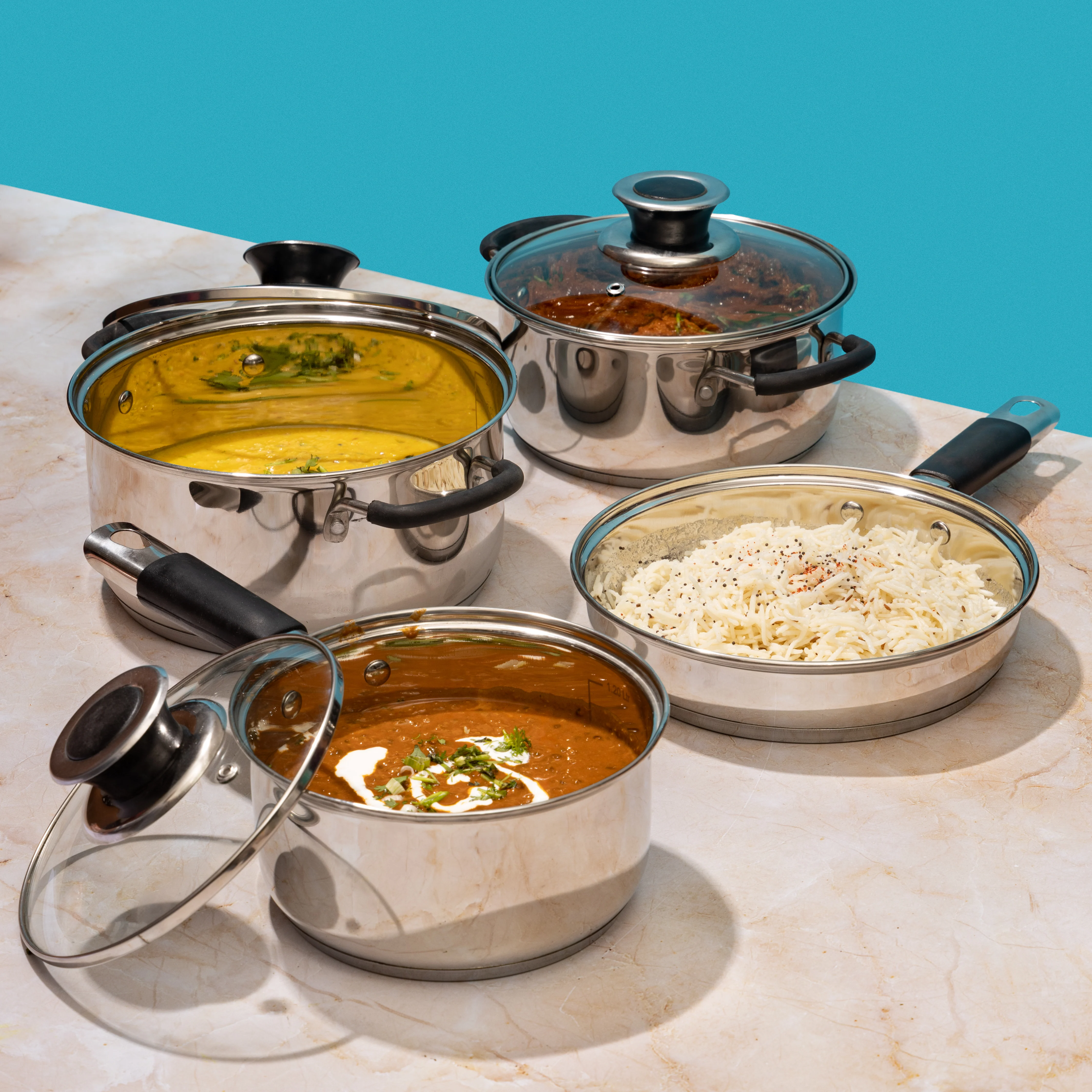 Vinod Stainless Steel Master Chef Cookware Set (Induction Friendly) - Image 4