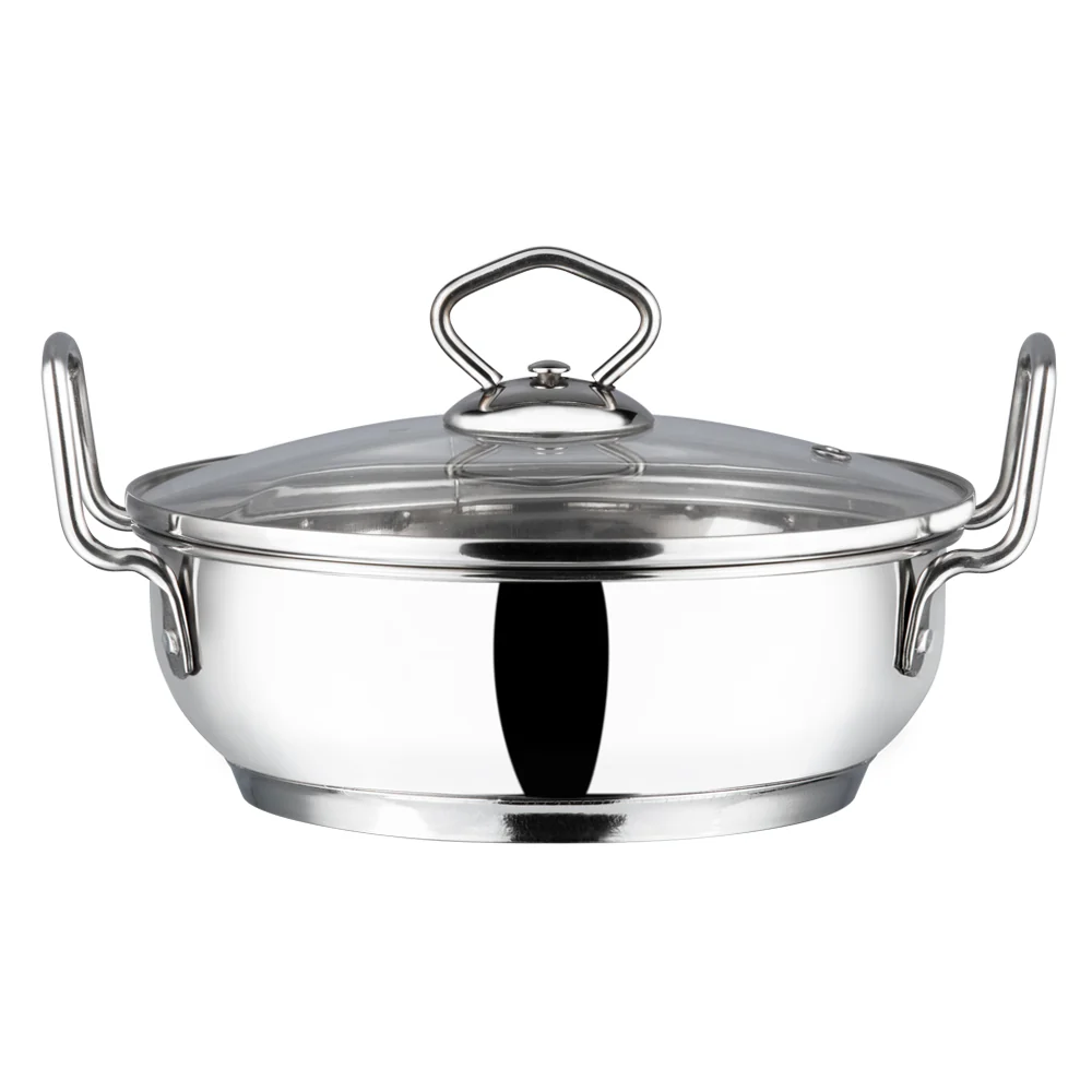 Vinod Stainless Steel Kadai With Lid - Image 2