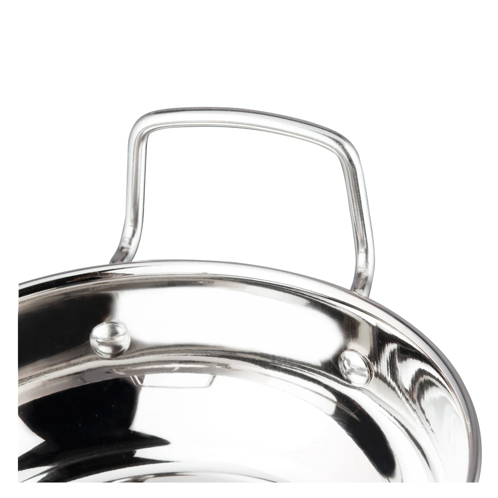 Vinod Stainless Steel Kadai With Lid - Image 4