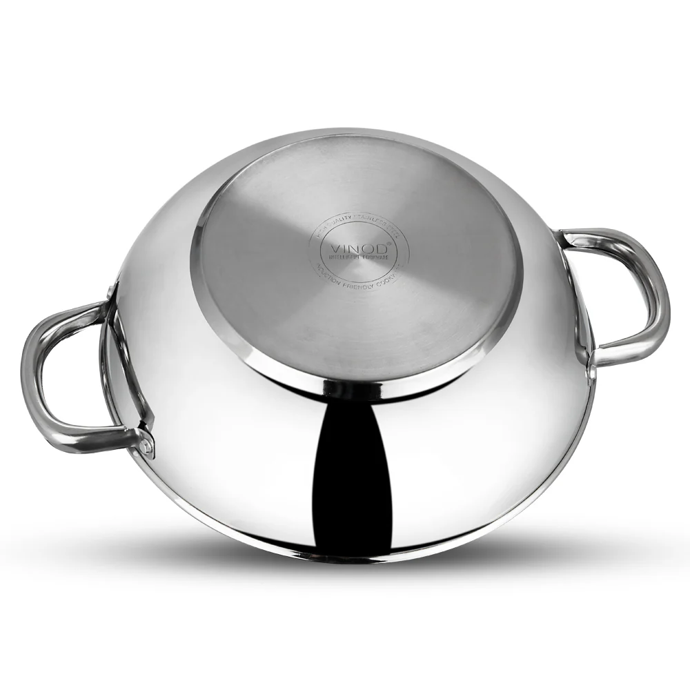Vinod Stainless Steel Modena Cookware Set - 3 Piece (Induction Friendly) - Image 11