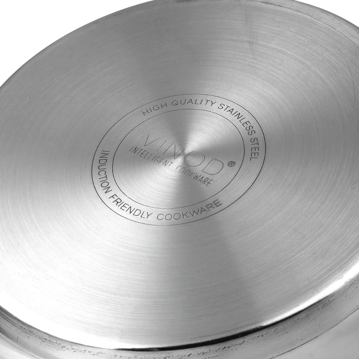 Vinod Stainless Steel, Sandwich Bottom, 3 pc Tope Set with Lids (Induction Friendly) - Image 4