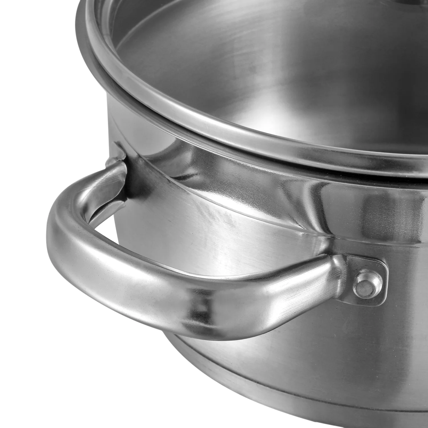 Vinod Stainless Steel Two Tone Saucepot with Lid - Image 5