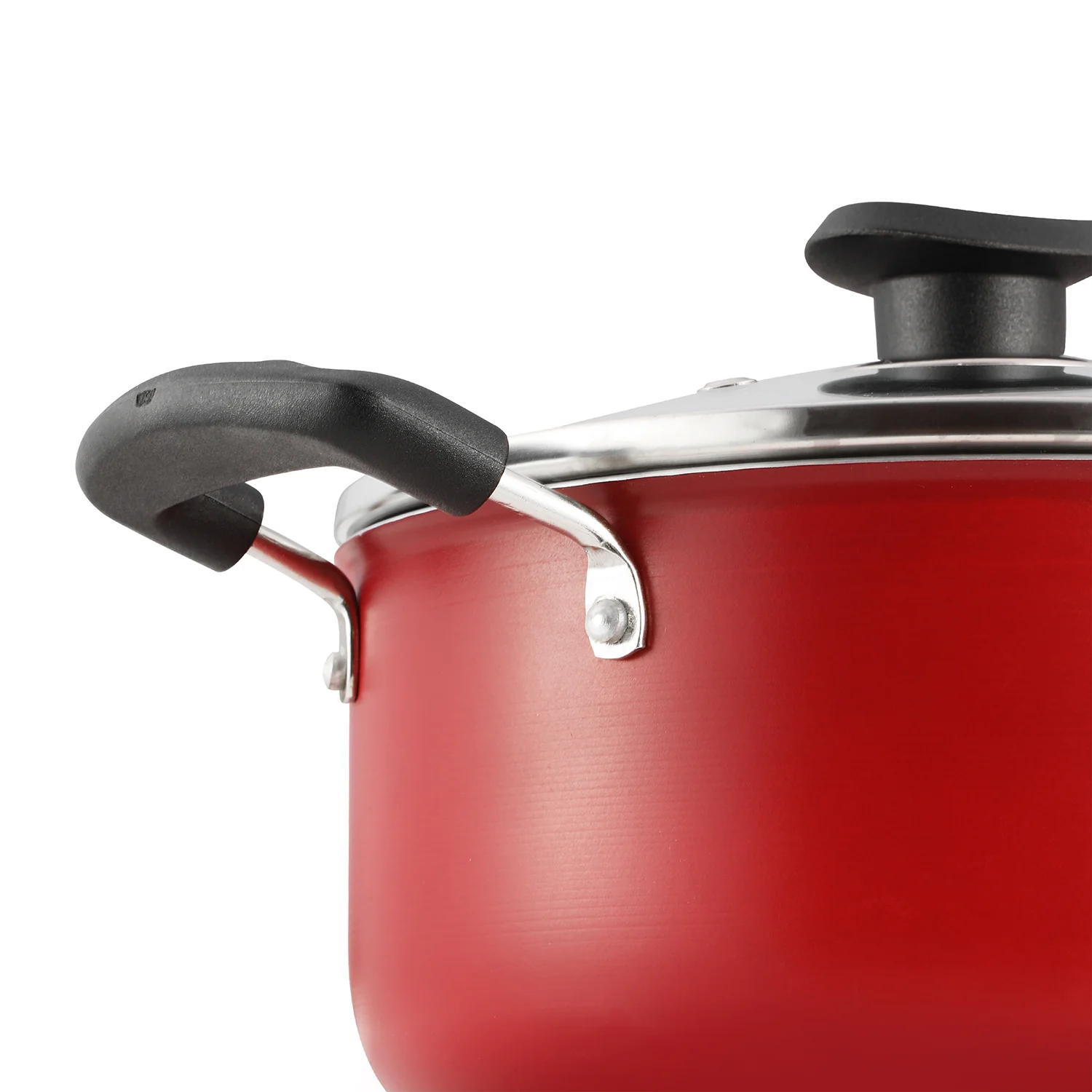 Vinod Zest Non Stick Saucepot with Lid - 20 cm (Induction Friendly) - Image 5